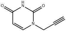 2,4(1H,3H)-Pyrimidinedione, 1-(2-propyn-1-yl)- Struktur