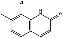 2(1H)-Quinolinone, 8-chloro-7-methyl- Struktur