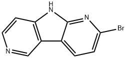 2-Bromo-9H-pyrrolo[2,3-b:4,5-c']dipyridine Struktur