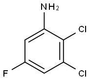 Benzenamine, 2,3-dichloro-5-fluoro- Struktur