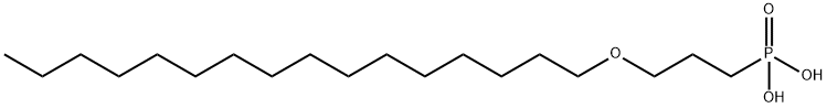 Phosphonic acid, [3-(hexadecyloxy)propyl]- (9CI) Struktur