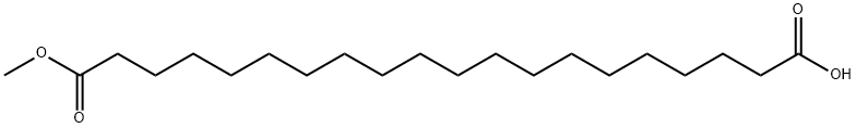 20-methoxy-20-oxooctadecanoic acid Struktur