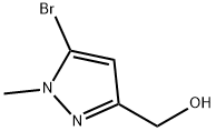 1H-Pyrazole-3-methanol, 5-bromo-1-methyl- Struktur