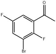 1-(3-溴-2,5-二氟苯基)乙烷-1-酮, 1784372-76-4, 結(jié)構(gòu)式