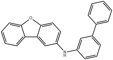 N-([1,1'-biphenyl]-3-yl)dibenzo[b,d]furan-2-amine Struktur