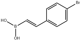 Boronic acid, B-[(1E)-2-(4-bromophenyl)ethenyl]- Struktur