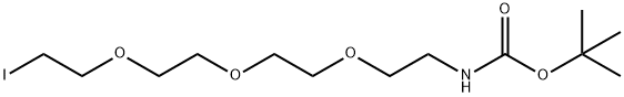 BocNH-PEG3-CH2CH2I Struktur