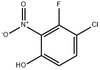 Phenol, 4-chloro-3-fluoro-2-nitro- Struktur