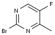 2-溴-5-氟-4-甲基嘧啶 結(jié)構式