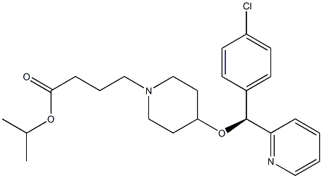 Bepotastine Isopropyl Ester Struktur