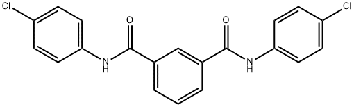 1-N,3-N-bis(4-chlorophenyl)benzene-1,3-dicarboxamide Struktur