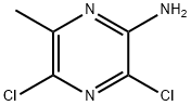 2-Pyrazinamine, 3,5-dichloro-6-methyl- Struktur