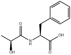 L-Phenylalanine, N-[(2S)-2-hydroxy-1-oxopropyl]- Struktur