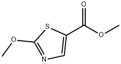 5-Thiazolecarboxylic acid, 2-methoxy-, methyl ester Struktur