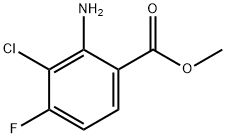 Benzoic acid, 2-amino-3-chloro-4-fluoro-, methyl ester Struktur