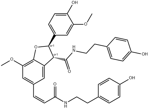 Tataramide B Struktur