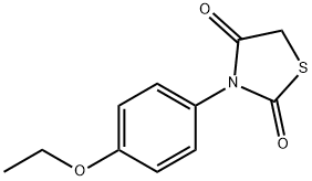 2,4-Thiazolidinedione, 3-(4-ethoxyphenyl)- Struktur