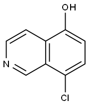 8-chloroisoquinolin-5-ol Struktur