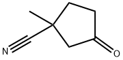 Cyclopentanecarbonitrile, 1-methyl-3-oxo- Struktur