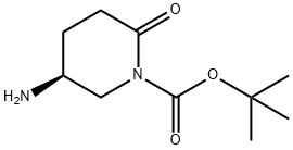 (5S)-5-氨基-2-氧代哌啶-1-羧酸叔丁酯 Struktur