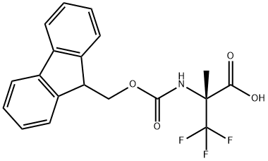 Fmoc-R-(Me)Ala(3-F3)-OH Struktur