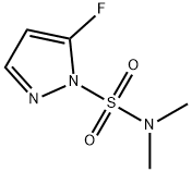 1H-Pyrazole-1-sulfonamide, 5-fluoro-N,N-dimethyl- Struktur