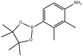 Benzenamine, 2,3-dimethyl-4-(4,4,5,5-tetramethyl-1,3,2-dioxaborolan-2-yl)- Struktur