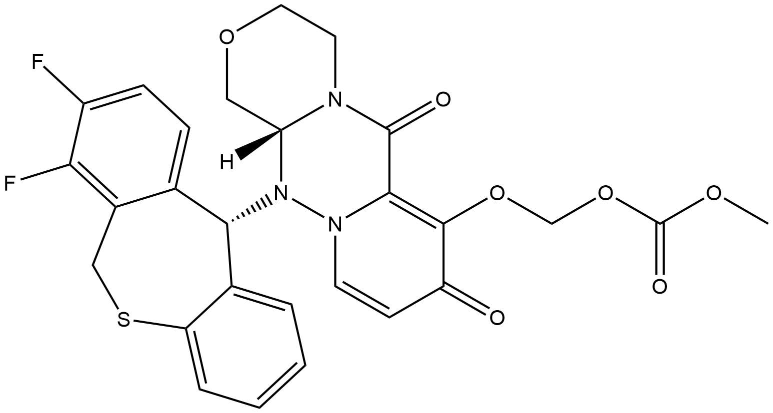 Baloxavir marboxil Structure