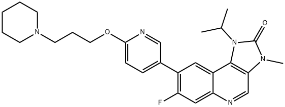 AZD-1390 Struktur