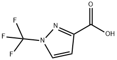 1H-Pyrazole-3-carboxylic acid, 1-(trifluoromethyl)- Struktur