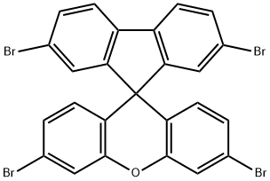 2,3',6',7-Tetrabromospiro[fluorene-9,9'-xanthene] Struktur