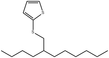 2-((2-butyloctyl)thio)thiophene Struktur