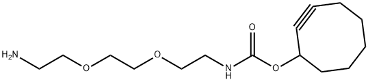 SCO-PEG2-NH2 Struktur