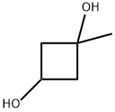 1,3-Cyclobutanediol, 1-methyl- Struktur