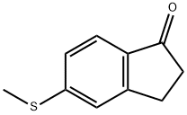 1H-Inden-1-one, 2,3-dihydro-5-(methylthio)- Struktur