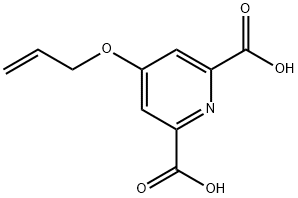 2,6-Pyridinedicarboxylic acid, 4-(2-propen-1-yloxy)- Struktur