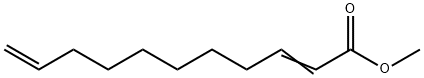 2,10-Undecadienoic acid methyl ester Struktur