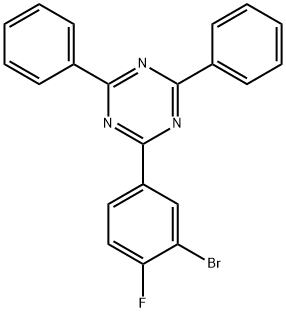 2-(3-Bromo-4-fluorophenyl)-4,6-diphenyl-1,3,5-triazine