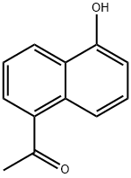 Ethanone, 1-(5-hydroxy-1-naphthalenyl)- Struktur