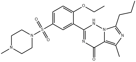 N-Desethyl-N-Methyl Vardenafil Struktur