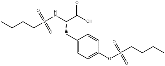 Tirofiban hydrochloride Impurity 6 Struktur