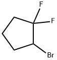 Cyclopentane, 2-bromo-1,1-difluoro- Struktur