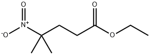 Pentanoic acid, 4-methyl-4-nitro-, ethyl ester Struktur