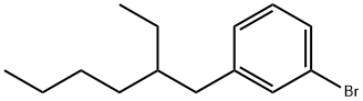 Benzene, 1-bromo-3-(2-ethylhexyl)- Struktur