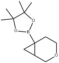 4,4,5,5-tetramethyl-2-(3-oxabicyclo[4.1.0]heptan-6-yl)-1,3,2-dioxaborolane Struktur