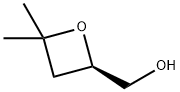 2-Oxetanemethanol, 4,4-dimethyl-, (2R)- Struktur