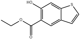 ethyl 6-hydroxybenzo[b]thiophene-5-carboxylate Struktur