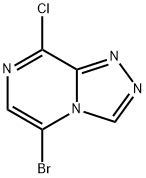 1,2,4-Triazolo[4,3-a]pyrazine, 5-bromo-8-chloro- Struktur