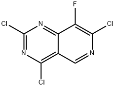 2,4,7-trichloro-8-fluoropyrido[4,3-d]pyrimidine