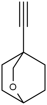 2-Oxabicyclo[2.2.2]octane, 4-ethynyl- Struktur